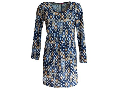 Teplejší tunika s tiskem - vel.40